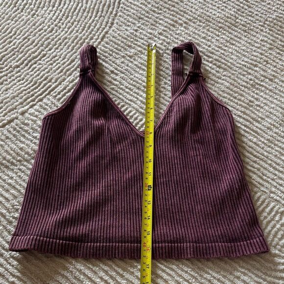 FP Movement by Free People Purple Ribbed Tank Top - Picture 4 of 4